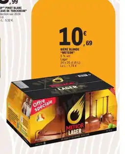 E.Leclerc METEOR Bière blonde offre