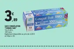 E.Leclerc CONGEL'SAK Sacs congélation offre