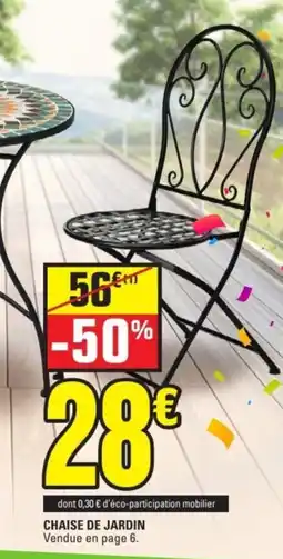 E.Leclerc Chaise de jardin offre