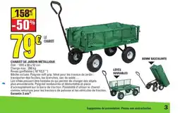 E.Leclerc Chariot de jardin métallique offre