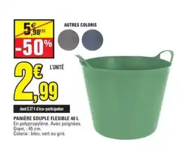 E.Leclerc Panière souple flexible offre