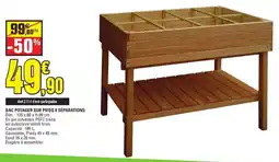 E.Leclerc Bac potager sur pieds 8 séparations offre