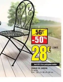 E.Leclerc Chaise de jardin offre