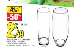 E.Leclerc Vase flora cyclindrique offre