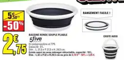 E.Leclerc 5 FIVE Bassine ronde souple pliable offre