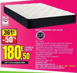E.Leclerc Matelas ressorts offre