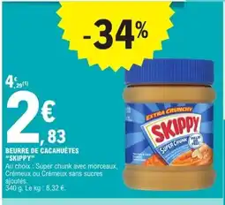 E.Leclerc SKIPPY Beurre de cacahuètes offre