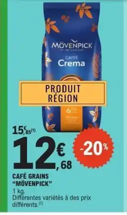 E.Leclerc MÖVENPICK Café grains offre