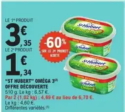 E.Leclerc ST HUBERT Omega 3 offre découverte offre