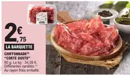 E.Leclerc CORTE GUSTO Chiffonade offre
