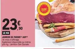 E.Leclerc Jambon de parme aop offre
