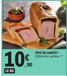 E.Leclerc Pâté en croûte offre