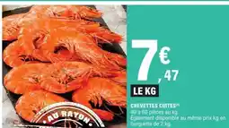 E.Leclerc Crevettes cuites offre