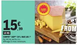 E.Leclerc Comté aop 35% mat.gr. offre
