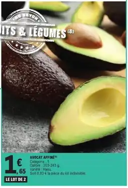 E.Leclerc Avocat affiné offre