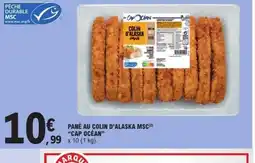 E.Leclerc CAP OCÉAN Pané au colin d'alaska msc offre