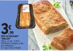 E.Leclerc MULLER Pâté au riesling offre