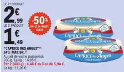 E.Leclerc CAPRICE DES ANGES 24% mat gr offre