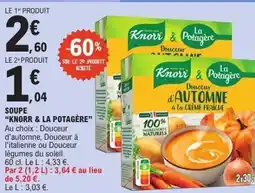 E.Leclerc KNORR & LA POTAGÈRE Soupe offre