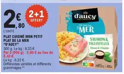 E.Leclerc D'AUCY cuisiné mon petit plat de la mer offre