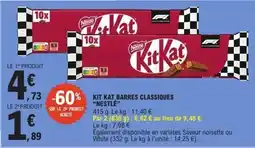 E.Leclerc NESTLÉ Kit kat barres classiques offre