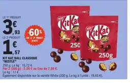 E.Leclerc NESTLÉ Kit kat ball classique offre