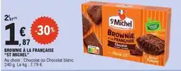 E.Leclerc ST MICHEL Brownie à la française offre