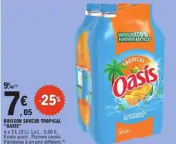 E.Leclerc OASIS Boisson saveur tropical offre