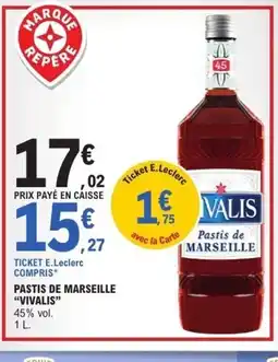 E.Leclerc Pastis de marseille offre