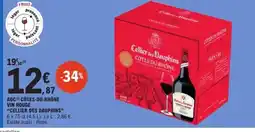 E.Leclerc CELLIER DES DAUPHINS Aoc côtes-du-rhône vin rouge offre