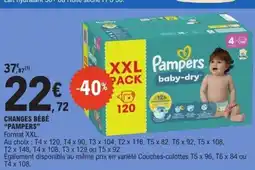 E.Leclerc PAMPERS Changes bébé offre