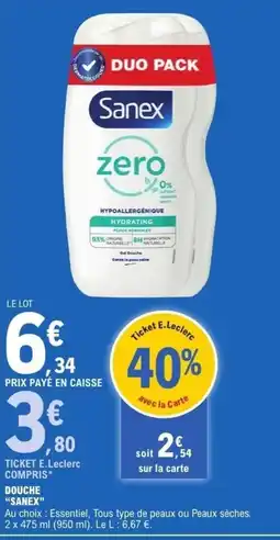 E.Leclerc SANEX Douche offre