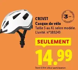 Lidl CRIVIT Casque de vélo offre