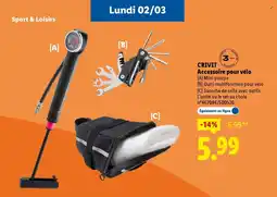 Lidl CRIVIT Accessoire pour vélo offre