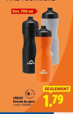 Lidl CRIVIT Gourde de sport offre