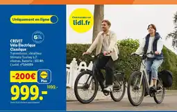 Lidl CRIVIT Vélo Électrique Classique offre