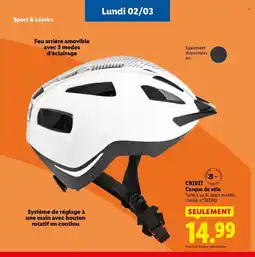 Lidl CRIVIT Casque de vélo offre