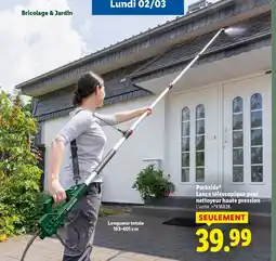 Lidl PARKSIDE Lance télescopique pour nettoyeur haute pression offre
