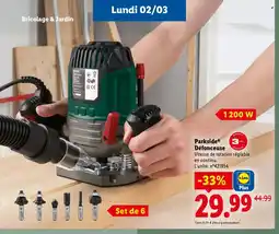 Lidl PARKSIDE Défonceuse offre