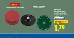 Lidl PARKSIDE Accessoire pour meuleuse d'angle offre