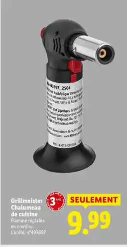 Lidl GRILLMEISTER Chalumeau de cuisine offre