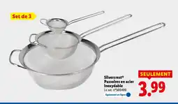 Lidl SILVERCREST Passoires en acier inoxydable offre