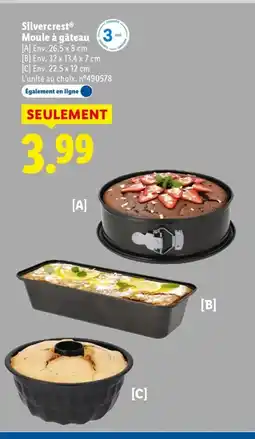 Lidl SILVERCREST Moule à gâteau offre