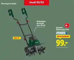Lidl PARKSIDE Bineuse électrique offre