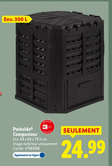 Lidl PARKSIDE composteur offre