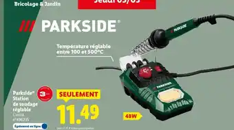 Lidl PARKSIDE Station de soudage réglable offre