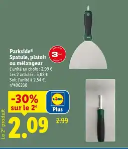 Lidl PARKSIDE Spatule, platoir ou mélangeur offre