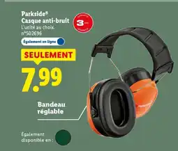 Lidl PARKSIDE Casque anti-bruit offre