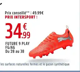 Intersport Future 9 play fg/ag du 28 au 38 offre