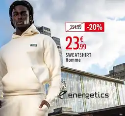 Intersport ENERGETICS Sweatshirt homme offre